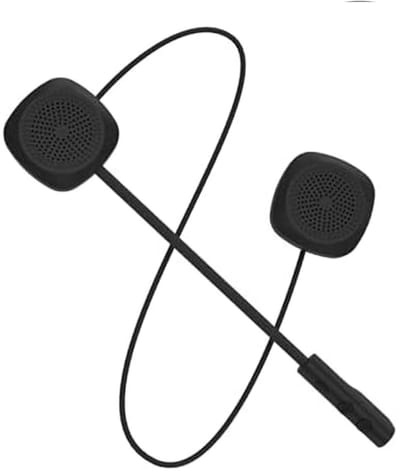 Motorhelm Headset - Muziekoproepbediening Handsfree Microfoon Dual Stereo - Luidspreker Handsfree Tweetalige conversie Headset Zwarte elektronische telefoon - Reizen