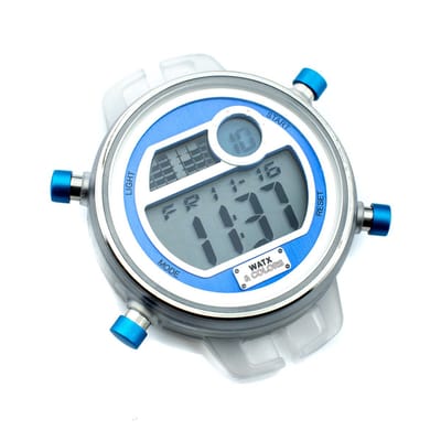 Montre WATXANDCO RWA2004. Quartz, Couleur bleue. Femme.