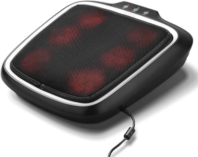 Renpho Shiatsu Voetmassager – Voetmassage Apparaat met Warmte – 2 Snelheidsniveaus – 6 Massagekoppen - In Hoogte Verstelbaar