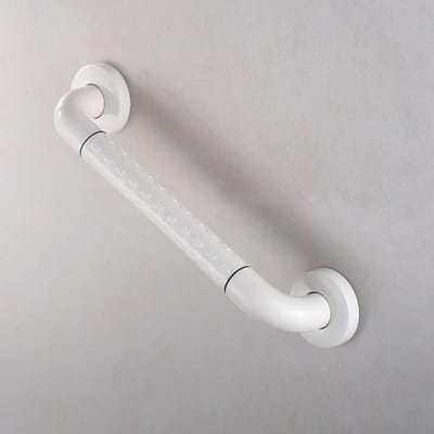 Badkamer handvat - Veiligheidshandgreep - Extra ondersteuning - Antislip deeltjes - 42 cm - Wit