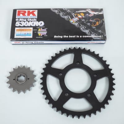kettingset frankrijk uitrusting voor motor honda 550 cbx 1981 tot 1986 16x43 niet 530 / pc04 nieuw