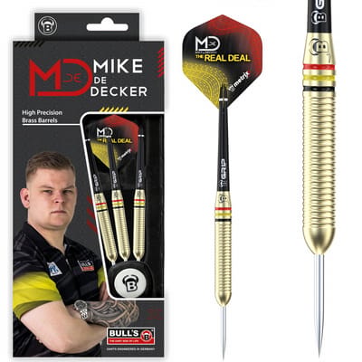 BULL'S Mike De Decker Brass - Dartpijlen