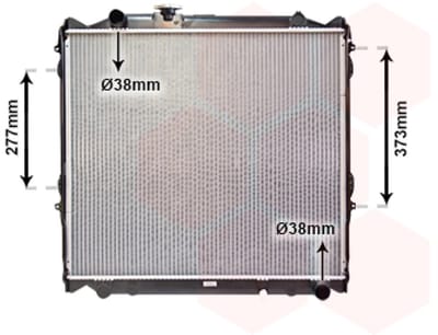 Van Wezel - RADIATOR VOOR TOYOTA LAND CRUISER FJ90 1996-2002 1640067130