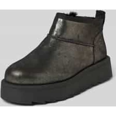 Leren boots met ritssluiting