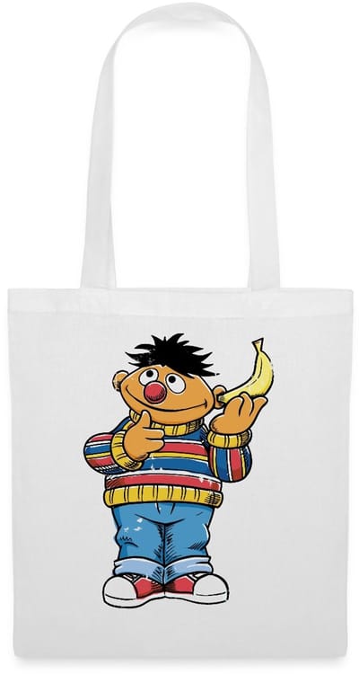 Sesamstraat Ernie Banana Telefoon Tas Van Stof Schoudertas
