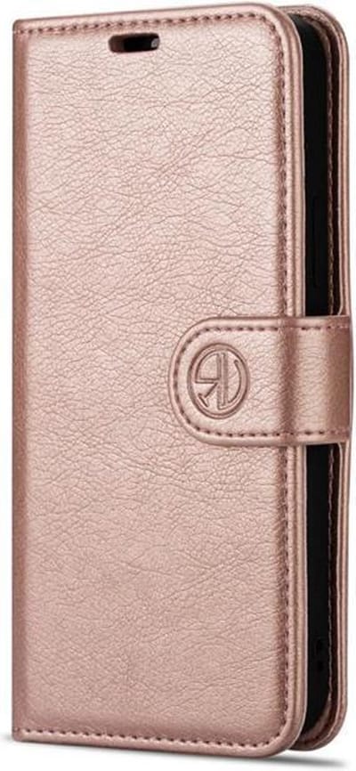 Hoesje Geschikt voor Samsung Galaxy S26/ book case met pasjeshouder/Portemonnee Book case kaarthouder en magneetflipje hoge kwaliteit kleur Rose goud