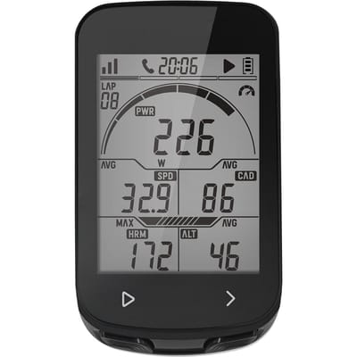 GPS Fietscomputer Waterdicht Draadloze Slimme Fietscomputer Snelheidsmeter 5 Satelliet Systemen 2.6 Inch Groot Scherm zwart