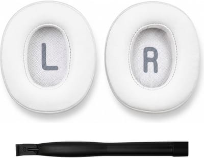 Set Oorkussens voor JBL Koptelefoon - Tune 700BT Oorkussen - Tune 700BT/710BT/720BT/750BTNC/760NC/770NC - Kunstleer met Traagschuim - Wit