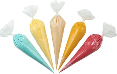 Scrubzout Rainbow - 500 gram in puntzak wit - hamam, vanille, amandel, appel-kaneel en fruity melon - Hydraterende Lichaamsscrub