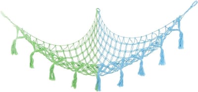 Speelgoedhangmat - Opbergnet Zak - Speelgoed Opbergen - Driehoekig Ontwerp - 105 x 105 x 140 cm - Niet gespecificeerd
