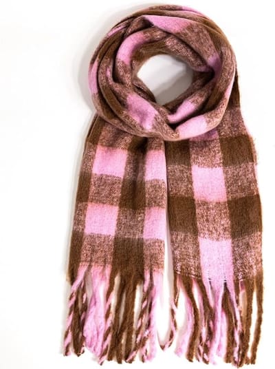 Dames Winter Sjaal Chunky Groot en Dik Oversized Lange Sjaal in Kleurrijke Effen Kleuren als Warme Omslagdoek en Dekentje voor Koud Weer Binnen en Buiten Draagbaarheid
