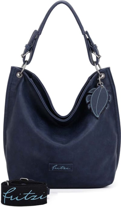 Fritzi aus Preußen Shopper Schoudertas Eco Fritzi01 Hobo Blue Donkerblauw