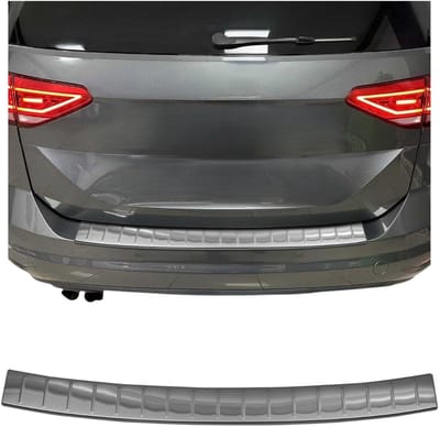 Bumperbeschermer RVS Zilver – Geschikt voor VW Touran 2015–2025 – Achterbumper Beschermstrip