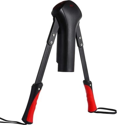 Arm Trainer - Kracht Torsie - Spierversterking - Verstelbare Kracht - 200 kg - Rood Zwart