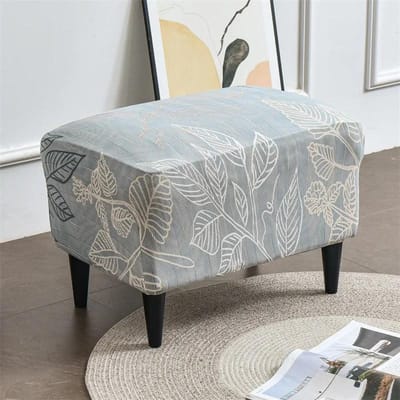 Housse de fauteuil à oreilles à imprimé floral, housse de fauteuil à oreilles extensible, housse de canapé de relaxation amovible nordique, housse de protection de meubles