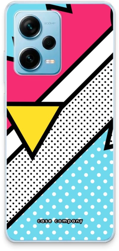 Case Company® - Hoesje geschikt voor Xiaomi Redmi Note 12 Pro Plus hoesje - Pop Art #3 - Soft Cover Telefoonhoesje - Bescherming aan alle Kanten en Schermrand