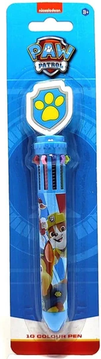 Paw Patrol 10-Kleurenpen - Pen - Balpen - Kleurenpen - Regenboog Pen - Schoolspullen