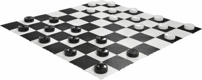 Tuin Dammen, 8x8, voor buiten en binnen - PVC - 10 cm stenen - Met Kunststof Vloer 140x140 cm