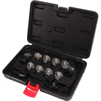 Noid Light IAC Testkit Hoge Nauwkeurigheid Draagbaar Brandstofinjector Tester Tool Vervanging voor Ford black