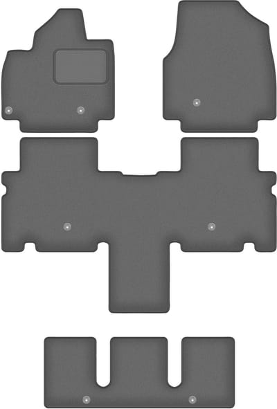 Wielganizator WLG-CARLUX-GRAFIET - Automatten - Grafietkleurig - Voor Kia EV9