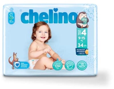 Luiers voor baby's - Maat 4, 34 stuks voor comfort en bescherming