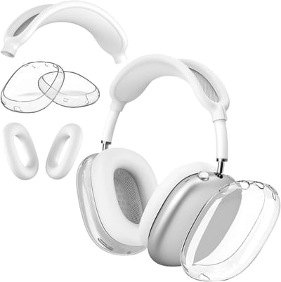 Duurzame en Schokbestendige Hoofdtelefoon Case, Transparante TPU Bescherming voor AirPods Max, Ideaal voor Krassen en Stoten, Accessoires voor Hoofdtelefoon