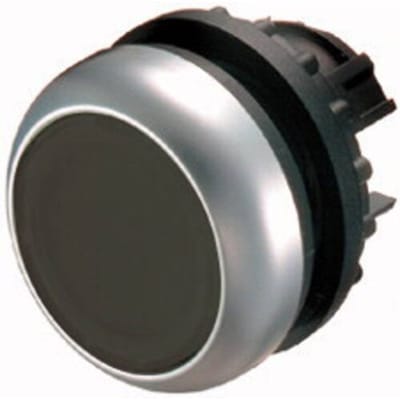 Eaton 216613 M22-DR-S Druktoets Kunststof frontring Knop Zwart 1 stuk(s) Piece