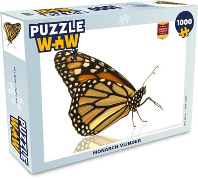 Puzzel Monarch vlinder - Legpuzzel - Puzzel 1000 stukjes volwassenen