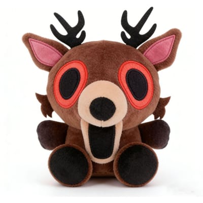 Nieuwe 99 Nachten In Het Bos Zwarte Kat Hert Vleermuis Uil 99nights Pluche Pop Schattige Anime Merchandise Speelgoed Verjaardagscadeau 25cm