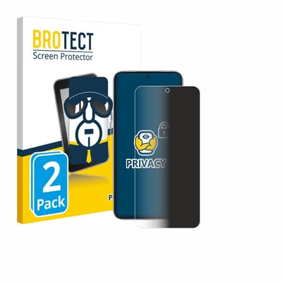 BROTECT - privacy screenprotector voor Honor X70i - Folie Beschermfolie Blauwlichtfilter 2 Stuks