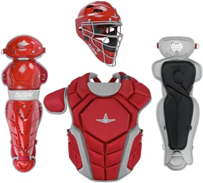 All Star CKCC-TS-79 Top Star Series Kit 7-9 Years Kleur Scarlet voor Sport Honkbal/Softball