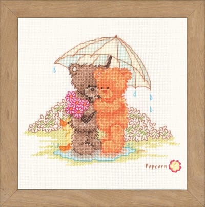 Telpakket kit Popcorn April showers - Vervaco - PN-0011219