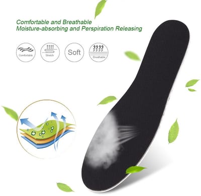 Dailygoods- Inlegzolen Ademend - Schokabsorberend - Verhoging 2 cm - Voetverzorgingskussen - PU Zacht Traagschuim - Comfortabel en Onzichtbaar - Verhogingszolen