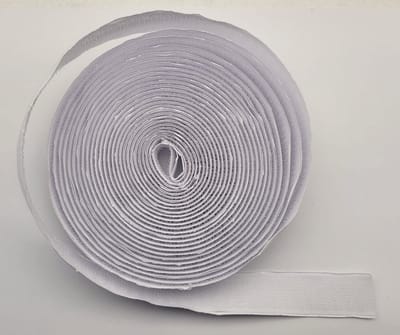 Ki-tec - Klittenband - Velcro - 1 x 7 Meter - Alleen Haakband - Wit - Speciaal voor XL Vliegengordijnen - 20 mm Breed - Extra Sterk - Zelfklevend