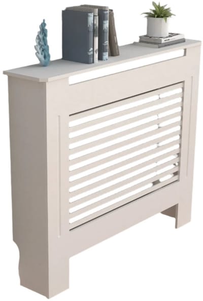 Radiatorombouwen - Radiatorbekleding - Woonkamer Meubels - Moderne Minimalistische Stijl - Horizontaal - Klein - Buitenkant 78x19x92.2cm/30x7.4x36inch - Binnenkant 71x17.3x91cm/28x6.8x35.8inch - Wit