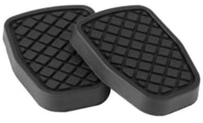 Dailygoods- Rempedaal Rubber - Set van 2 Stuks - Geschikt voor Subaru Outback/Legacy/IMPREZA/WRX - Zwart - Afmeting 6.7 x 5.3 cm - 100% Nieuw - Remrubber