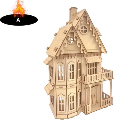 Livano Bouwpakket Hout - Kinderen - Volwassenen - Bouwpakketten Volwassenen - Boot - Houten Puzzel - 3D - Gotistisch Huis