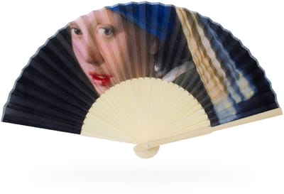Lanzfeld - Waaier - Handwaaier - Bamboe - Johannes Vermeer - Meisje met de Parel