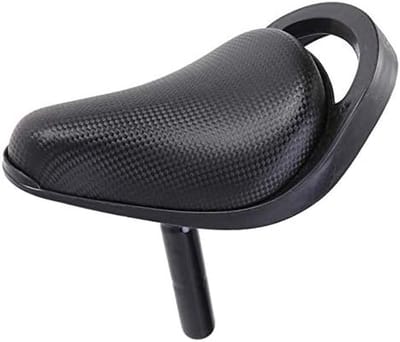 Kinderfietszadel - Zacht Fietskussen - Comfortabel Fietsen - Ergonomisch Ontwerp - 44235 Gram - Zwart