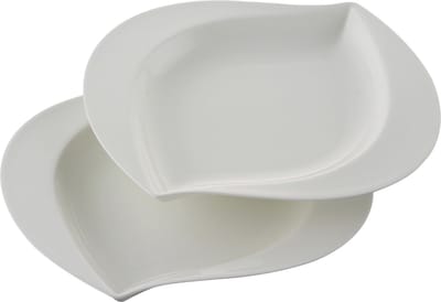 Hutschenreuter Luna Weiss Set 2 gourmetbord diep