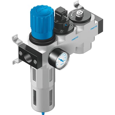 Festo Luchtverzorgingsunit G1/8'' 2.5-12bar 595l/min 40µm Mini - 185743 - P2XAF