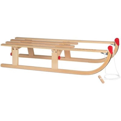 Nijdam Opvouwbare Slee - Vouwslee - Opvouwbare Klapslee - Hout - 110 cm
