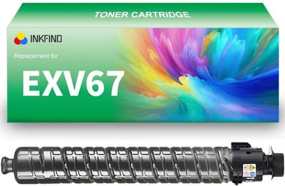 INKFIND EXV67 Zwart tonercartridge (33000 pagina's) compatibel met Canon C-EXV67H EXV67H C-EXV67 EXV67 Zwart geschikt voor Canon imageRUNNER 2925i/2930i/2945i - 1-pack Zwart