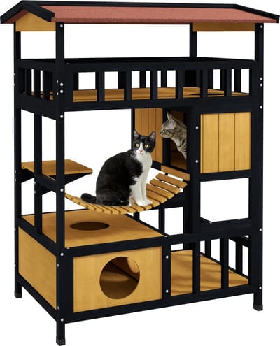 Kattenschuur - Katten - Kat - Kattenspeelgoed - Kattenmand - Kattenhuis - Kattenhuis Voor Buiten - Kattenhuis Voor Binnen