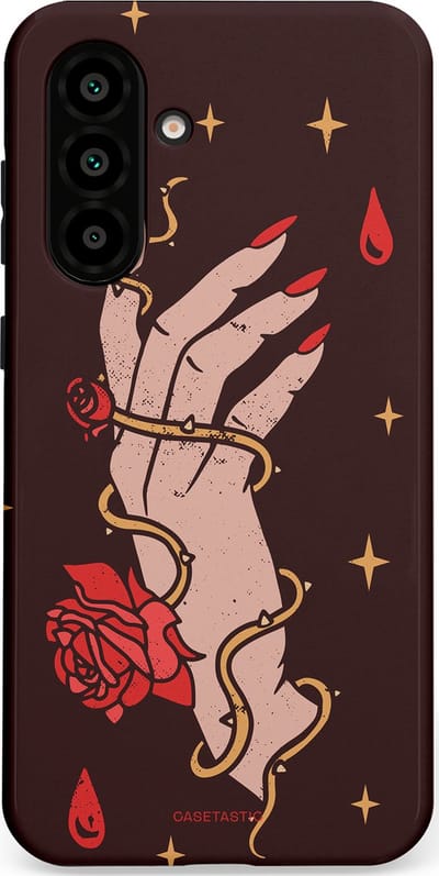 Casetastic Hoesje Geschikt voor Samsung A56 / A36 - Stijlvolle Beschermende Duo-layer Case - Hartslag van tijd