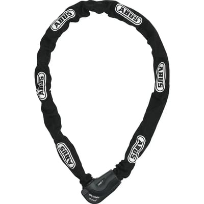 Fietsslot - Scooterslot - Motorslot ABUS Kettingslot - GRANIT CityChain XPlus™ 1060 - Security level 15 - ART-3 zwart - 140 cm - Geschikt voor bakfietsen - elektrische fietsen - scooters