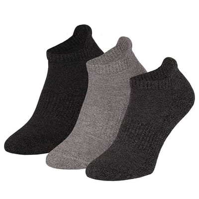 Apollo - Sneaker sportsokken - Multi zwart - Maat 36/41 - Sportsokken dames - Sneakersokken dames - Sneakersokken dames 35 38 - Enkelsokken dames