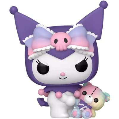 Hello Kitty Kuromi with Bear vinylfiguur 129 Unisex Funko Pop! - Neutraal - Standard