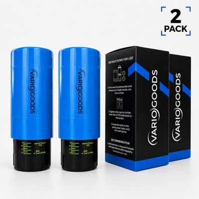 Variogoods - Padelballen Drukregelaar - Padel Tennis Accessoire - Luchtdrukkoker - Ball Saver - Pressurizer - Voor Padel & Tennis Ballen - Verleng Levensduur - Blauw - 2 Stuks