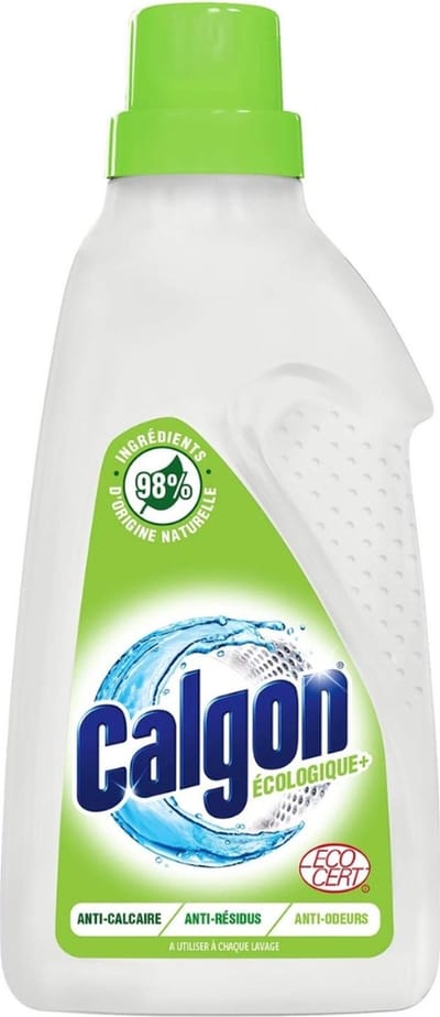 Calgon - Wasmachinereiniger - Gel - Ecologisch - Tegen Kalkaanslag / Wasmiddelresten / Geuren - 750ml - 15 Wasbeurten